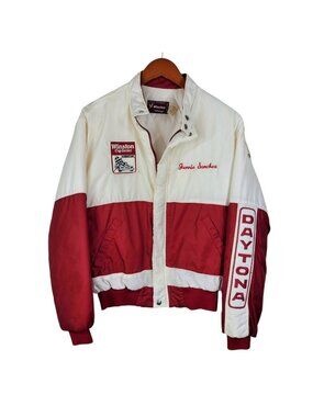 Vintage Nascar Winston Cup Series Daytona Jacket Swingster Medium Jennie Embroid